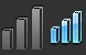 3d bar chart icon