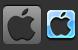 Apple button icon