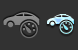 Car testing icon