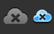 Cloud - delete icon