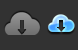 Cloud - download icon