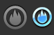 Fire alarm on icon
