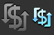 Money turnover icon