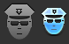Police-officer head icon