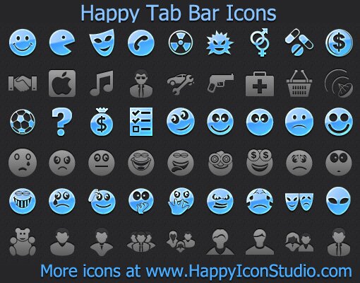 Happy Tab Bar Icons