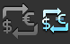 Conversion of currency icon