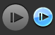 Play-pause button icon