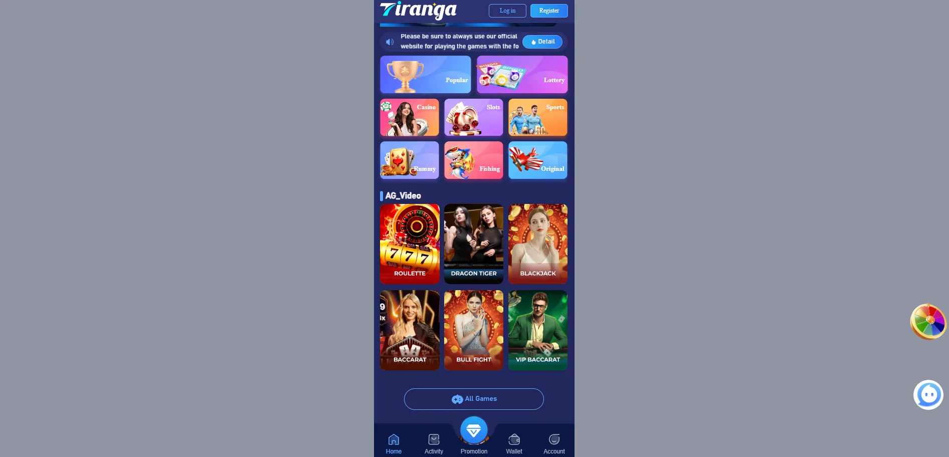 Tiranga Game Games: Slots, Sports & More 